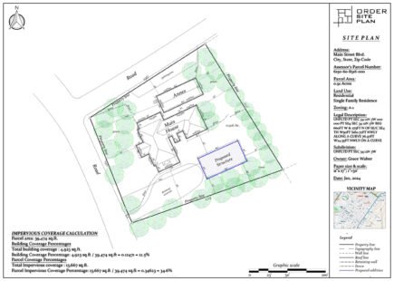 Standard Site Plan